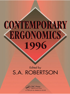 cover image of Contemporary Ergonomics 1996